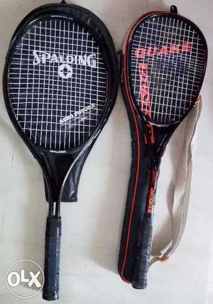 Spalding tennis racket Rs.& Dunlop squash