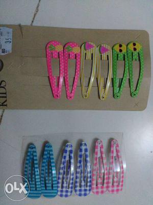 Two Sets Of Hair Clips