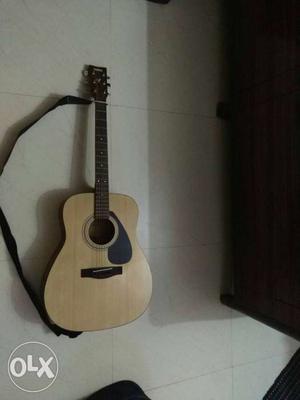 Yellow Dreadnought Acoustic Guitar