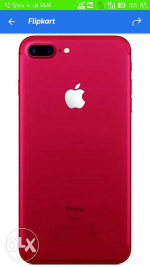 1month iphone 7 plus red