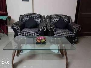 5 Seater Sofa with center table. with full