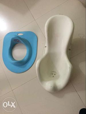 Baby bather and potty seat