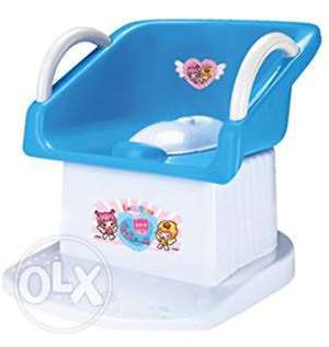 Baby's White And Blue Potty Trainer. Never ever used.