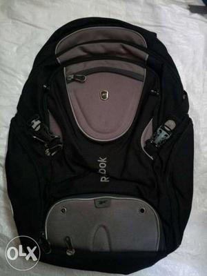 Black And Gray Reebok Backpack