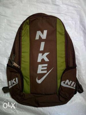 Black And Green Nike Backpack