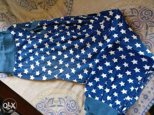 Black And White Star Print trousers