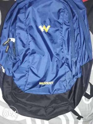 Blue wildcraft bag pack very good in condition