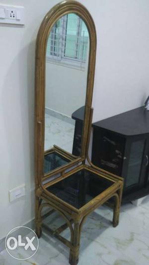 Brown Wooden Framed Mirror