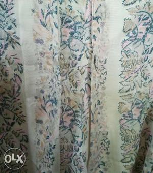 Curtains in good condition duly washed and ironed