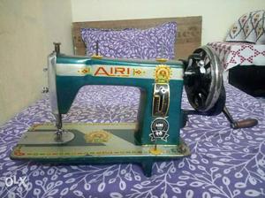 Green And Grey Airi Sewing Machine
