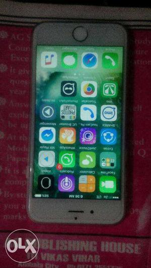 *Iphone 6 64gb silvier colour With all