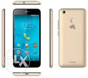 Micromaxx q465 gold colour no scratch any mobile
