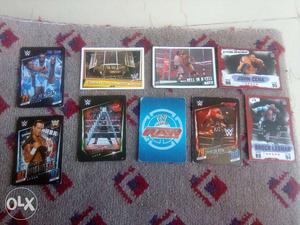 Nine Wrestle Mania Trading Cards