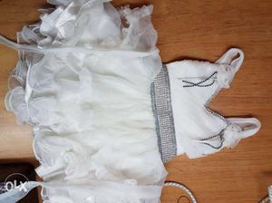 Pretty white fairytail dress for 6 to 18 months