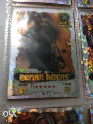 Roman Reigns Wrestling Trading Card