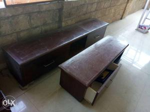 Two Brown Wooden benches for clinic n residance use