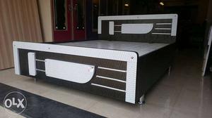 White And Black double bed