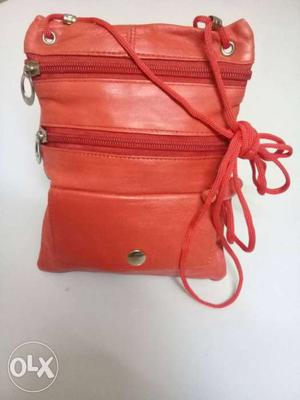 100% genuine leather girls bag made in India