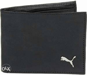 Black Lather Puma Wallet