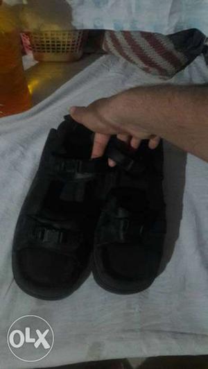 Black Strap Shoes