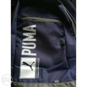 Blue And White Puma Backpack Last Stock