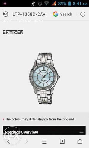 Brand casio Unused watch in shop condition