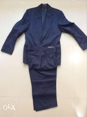 Men's Dark-blue Suit Jacket With Matching Dress Pants