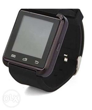 Rectangular Black Smart Watch