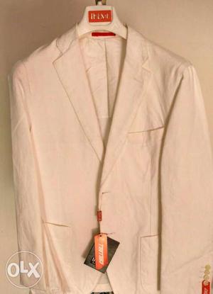 White Coat, Not used at all, Size 40 (Medium)