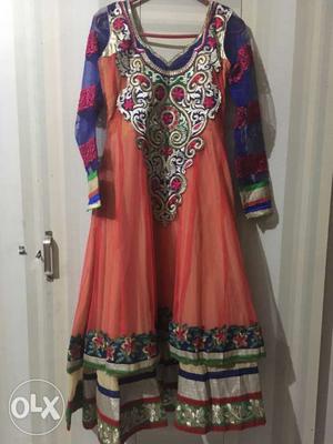 Beautiful heavy anarkali dress. Size 32