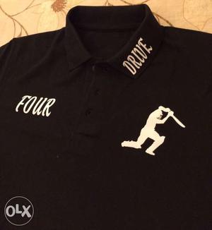 Black Four Drive Polo Shirt