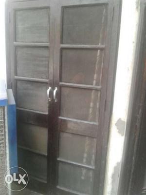 Black Wooden Door Frame