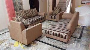 Brand new 3+1+1 sofa with good quality at reasanble with 5yr