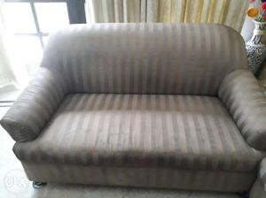 Grey And Beige 5seeter sofa