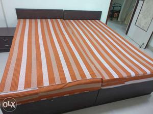 High quality double bed matters of coir and foam