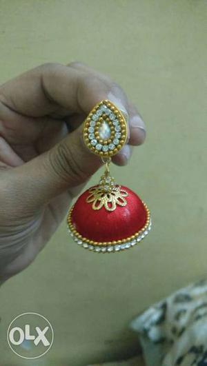 Jaipur design jhumka.. Hand made n its