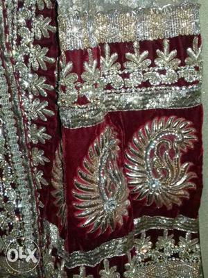 Pakistani bridal gown excellent quality