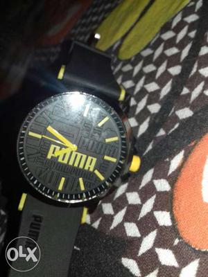 Puma watch waterproof and 2days old