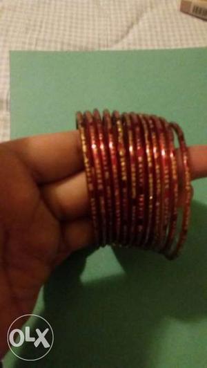 Red And Brown Bangles