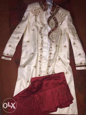 Sherwani for Wedding only Once Used New Condition