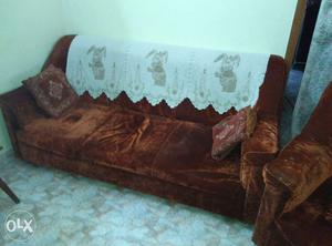 Three piece sofa in readily usable condition