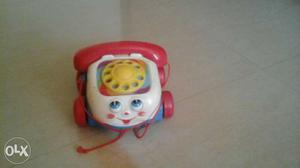 Toy phone, fisher price chatter phone. It is fun