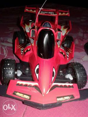 Toy remote control car red colour