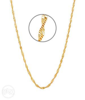 Wholesale price -25 gold plated 24-inch chains
