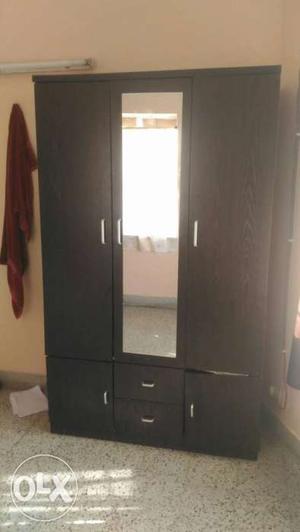 Wodden wardrobe from urban ladder