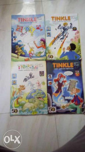 4 Tinkle magazines of months Jan, Feb and March.