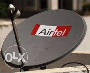 Airtel satellite dish with remote without set top box