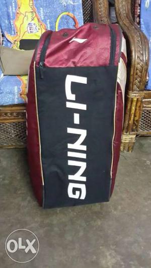 Black And Red Li-Ning Bag