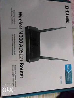 Black D-Link Wireless N 300 Router Box