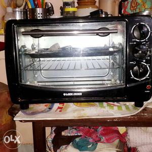 Black Decker microwave oven with grill for sale